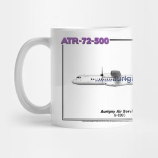 Avions de Transport Régional 72-500 - Aurigny Air Services (Art Print) Mug